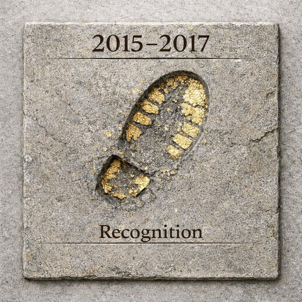 History 2015–2017 Recognition