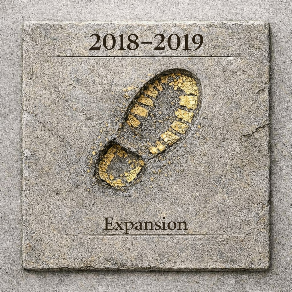 History 2018–2019 Expansion
