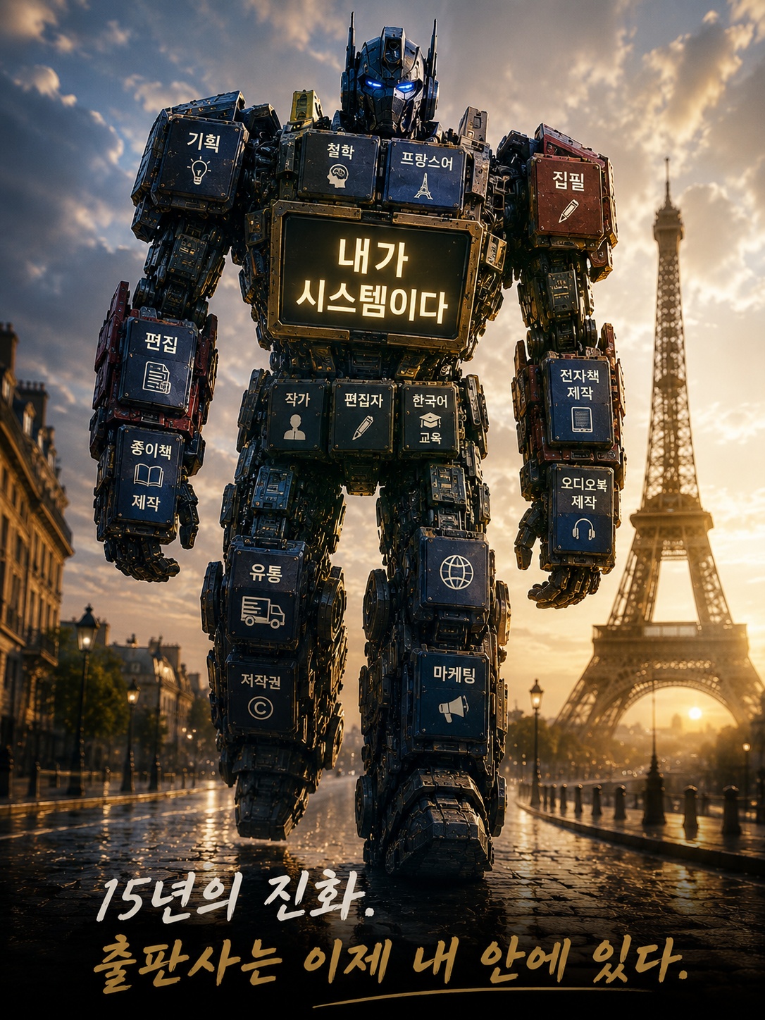 출판 시스템을 표현한 이미지